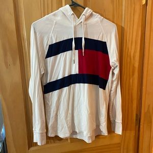 Long sleeve hooded shirt